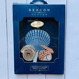 Brass Ornament By Beacon Design Seashells On The Shore